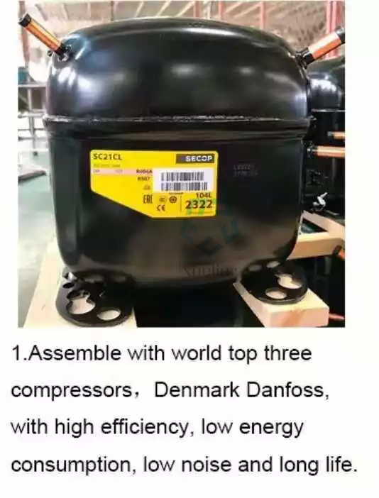 Gabinetto di vetro refrigerato raffreddato ad aria verticale 8 della bevanda di grande capacità di tre porte