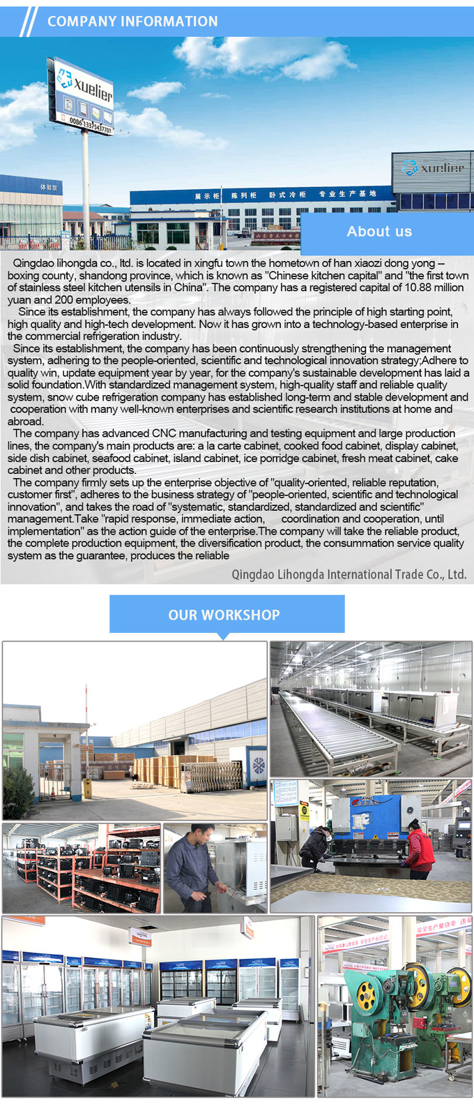 Gabinetto di vetro refrigerato raffreddato ad aria verticale 13 della bevanda di grande capacità di tre porte