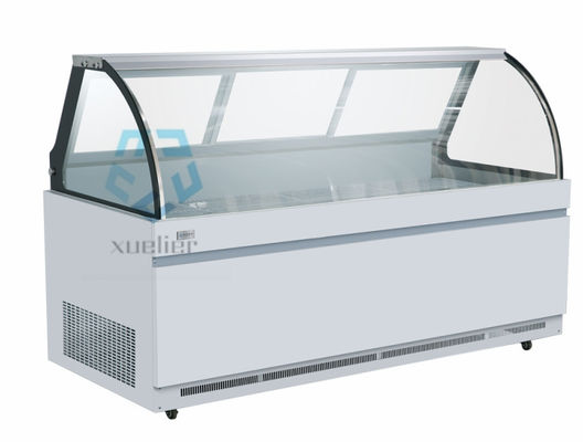 Dual Temperature Commercial Deli Refrigerator Painted Steel 220V