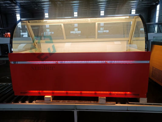 Dual Temperature Commercial Deli Refrigerator Painted Steel 220V