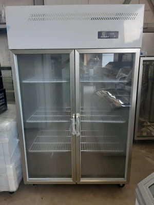 Glass Door Upright Stainless Steel Freezers Commercial Restaurant