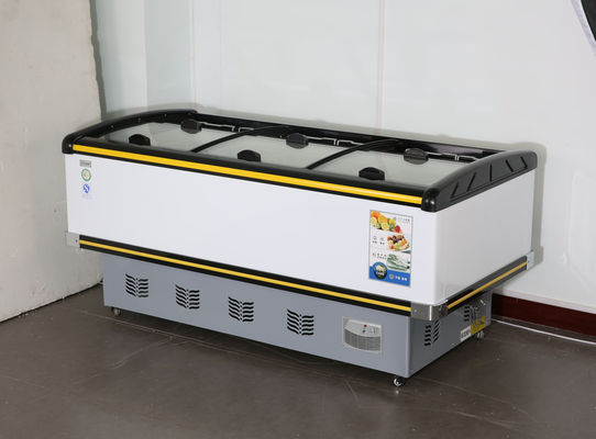 2m Commercial Chest Freezer Glass Top Ice Cream CE