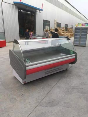 Supermarket Commercial Meat Cooler Air Forced Cooling 220V