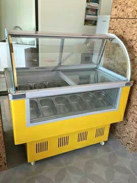 Glass Door Preservation Table Stainless Steel Refrigeration Facilities 1.8m