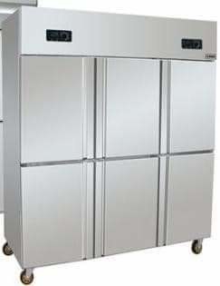 Kitchen Stainless Steel Freezers Six Doors 48 Cubic Foot